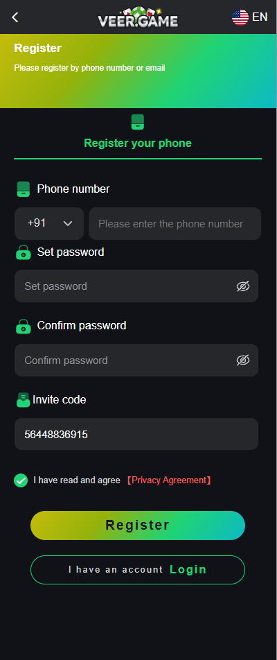 Register Step